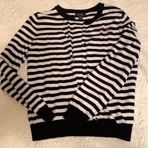 Lord and Taylor striped cardigan